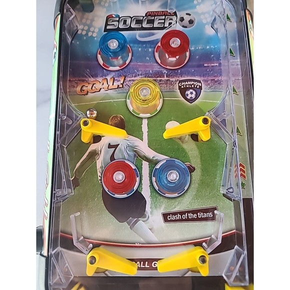 Little Treasures Sports Arena Soccer Arcade Game Style Desktop Home Pinball... - Picture 9 of 10